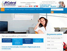 Tablet Screenshot of jrcabral.com.br
